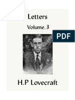 Selected Letters of H.P Lovecraft 3 (Berserker Books)