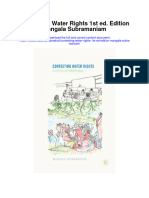 Download Contesting Water Rights 1St Ed Edition Mangala Subramaniam full chapter