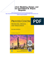 Process Control Modeling Design and Simulation 2Nd Edition B Wayne Bequette All Chapter