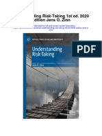 Understanding Risk Taking 1St Ed 2020 Edition Jens O Zinn All Chapter
