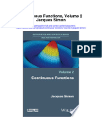 Continuous Functions Volume 2 Jacques Simon Full Chapter
