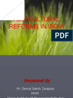 Agricultural Reform in India Zarapkar