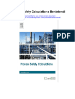 Process Safety Calculations Benintendi All Chapter