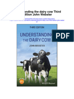 Download Understanding The Dairy Cow Third Edition John Webster all chapter