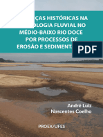 Mudanças Históricas Na Morfologia Fluvial No Médio-Baixo Rio Doce Por Processos de Erosão e Sedimentação