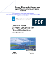 Download Control Of Power Electronic Converters With Microgrid Applications Arindam Ghosh full chapter