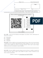 Prova 7º Ano 1ºtrimestre