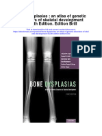 Bone Dysplasias An Atlas of Genetic Disorders of Skeletal Development Fourth Edition Edition Brill Full Chapter