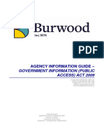 Agency Information Guide Government Information Public Access Adopted by Council 16 November 2021