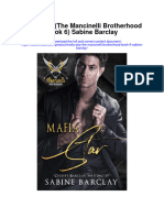 Download Mafia Star The Mancinelli Brotherhood Book 6 Sabine Barclay full chapter