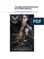 Mafia Star The Mancinelli Brotherhood Book 6 Sabine Barclay Full Chapter