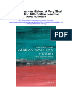African American History A Very Short Introduction 10Th Edition Jonathan Scott Holloway Full Chapter