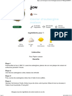 Jow - Imprimer Recette Caviar D'aubergine Maison