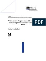 O Tratamento Dos Pronomes Clíticos em PLE Através Da Prática Da Escrita Criativa Por Fases Karina Pereira Rei