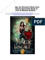 Magic Lineage An Oriceran Urban Cozy The Evermores Chronicles Book 4 Martha Carr Michael Anderle Full Chapter