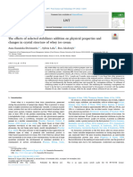 The Effects of Selected Stabilizers Addition On Physical Properties and Changes in Crystal Structure of Whey Ice Cream