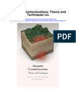 Magnetic Communications Theory and Techniques Liu Full Chapter