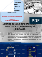 1 Dónde Buscar Información Bibliotecas y Hemerotecas Digitales PDF