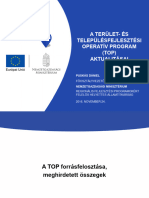 A Terület - És Településfejlesztési Operatív Program (Top) Aktualitásai