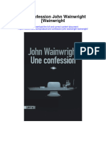 Une Confession John Wainwright Wainwright All Chapter
