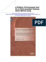 Unearthing Politics Environment and Contestation in Post Socialist Vietnam Jason Morris Jung All Chapter
