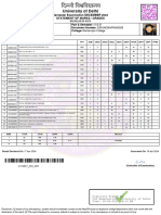 University of Delhi: Semester Examination DECEMBER 2023 Statement of Marks / Grades