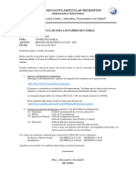 Circular Proceso de Matrícula 2024-2025-1