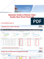 Operation Guide To Remote Video Smart QC - 07052022