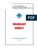 Vocabulary Booklet - Class 03