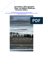 Download After Deportation Ethnographic Perspectives 1St Edition Shahram Khosravi Eds full chapter