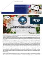 Intellectual Property Rights in The Food Industry