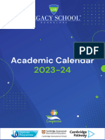 Academic Calendar 2023-24