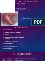 Uterine Prolapse Pritimatiyali