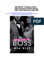 Maid For My Boss A Steamy Boss Romance Dark Romance Boss Series Book 1 Boss Dark Romance Mia Hill Full Chapter