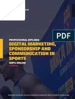 Professional Diploma in Digital Marketing, Sponsorship and Communication in Sports