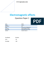 46.1 Electromagnetic Effects Cie Igcse Physics Ext Theory Qp