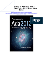 Download Programming In Ada 2012 With A Preview Of Ada 2022 2Nd Edition John Barnes all chapter