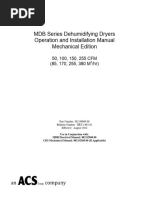 MDB380 Dryer Manual