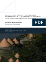 El Agua Como Elemento Constructor de Territorio y Arquitectura en Colombia