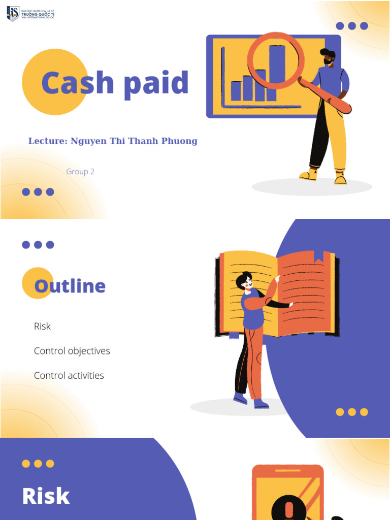 Cash Payment Control Objectives and Risks | PDF