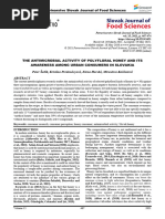 The Antimicrobial Activity of Polyfloral Honey and