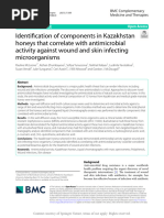 Identification of Components in Kazakhstan Honeys