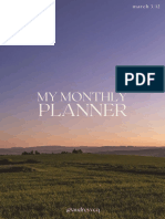 MyMonthlyPlanner March24