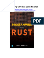 Programming With Rust Donis Marshall All Chapter