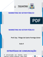 Marketing No Setor Público - Slide - Aula 4