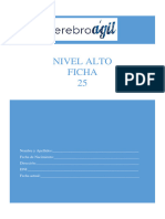 Ficha 25. Recetas Nivel Alto