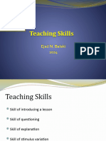 Teaching Skills +