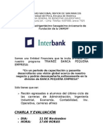 Convocatoria Inter Bank - Convoctarias Practicas