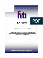 1536-Output Source Driver With TCON MIPI/LVDS Interface: Fitipower Integrated Technology Inc