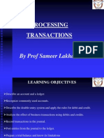 Processing Transactions: by Prof Sameer Lakhani